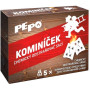 Chemický odstraňovač sazí PE-PO Kominíček, 5x14 g