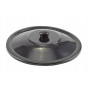 Smaltovaná poklice 34 cm černá