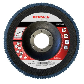 Lamelový kotouč na nerez 125 mm/P40 LR-30 Punta zirconia