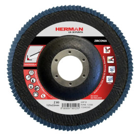 Lamelový kotouč na nerez 125 mm/P80 LR-30 Punta zirconia