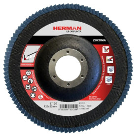 Lamelový kotouč na nerez 125 mm/P120 LR-30 Punta zirconia