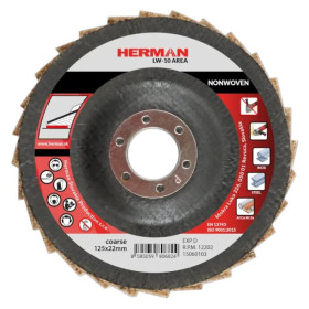 Lamelový kotouč na ocel a neželezné kovy 125 mm/coarse LW-10 Area Non-woven