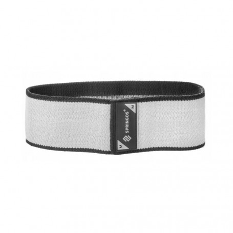 Posilovací smyčka 76 cm SPRINGOS HIP šedá, M