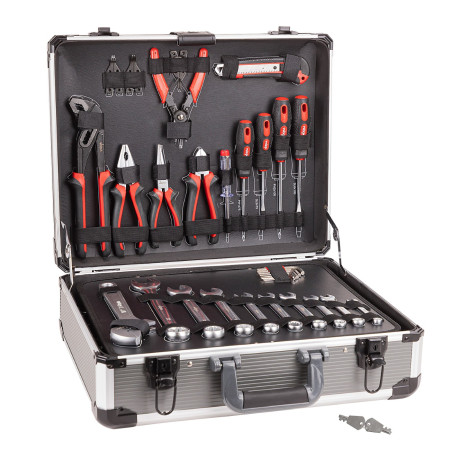 Nářadí v hliníkovém kufru, 176-dílná sada