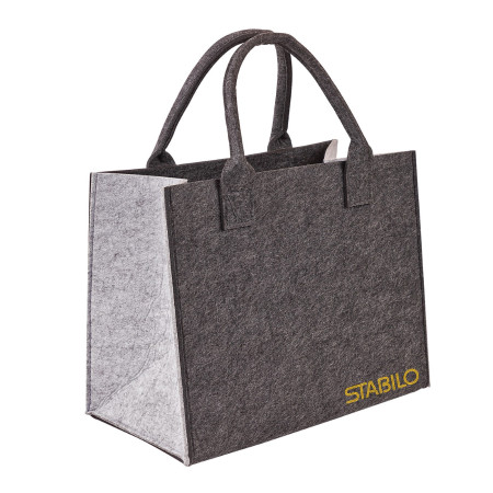 Plstěná taška 35x20x28 cm Shopper L antracit/šedá