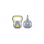 Kettlebell 2 kg vinyl SPRINGOS