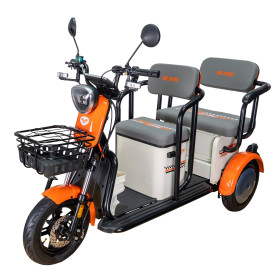 E-tříkolka PILOT 3020A, bílá