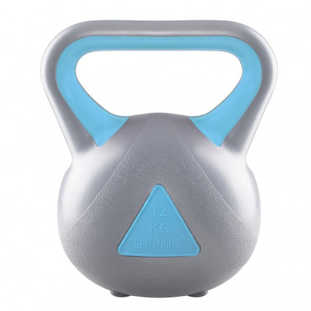 Kettlebell 12 kg vinyl SPRINGOS