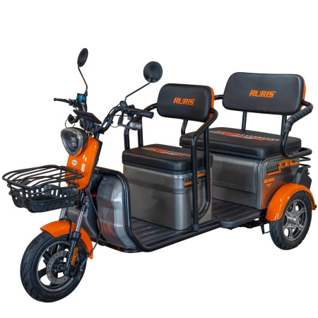 E-tříkolka PILOT 3040G, šedá