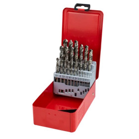 Vrtáky do kovu DIN 338 HSS-G QDM-27, 25-dílná sada