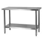 Nerezový pracovní stůl 120x60 cm DAT120