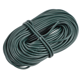 Plastová šňůra elastická pro upevnění rostlin 23 m, zelená