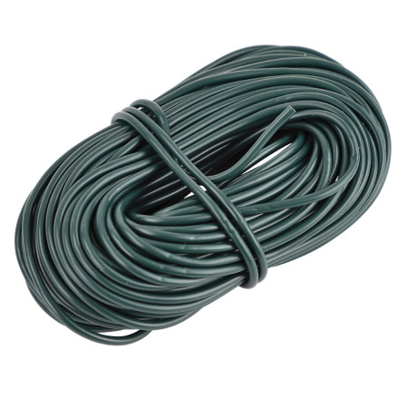Plastová šňůra elastická pro upevnění rostlin 23 m, zelená