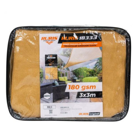 LIMIT Stínící plachta trojúhelník 3x3x3 m 18333