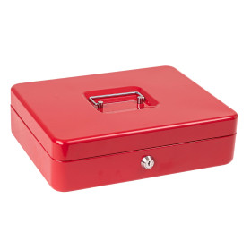 Kovová pokladnička DGK 300 červená