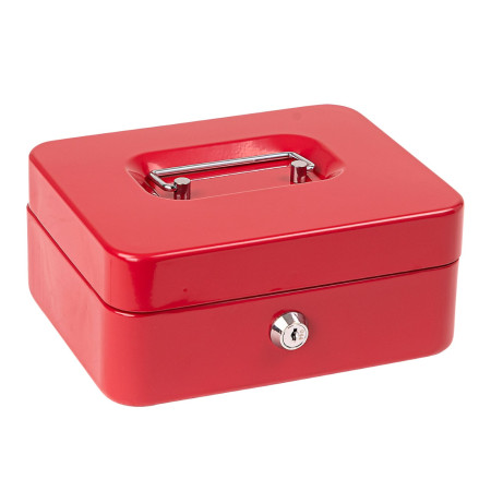 Kovová pokladnička DGK 200 červená