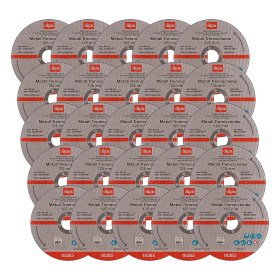 Řezný kotouč na kov 125x1,0x22,2 mm, 25 ks