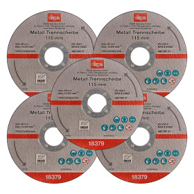 Řezný kotouč na kov 115x1,0x22,2 mm, 5 ks