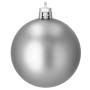 Vánoční baňky stříbrno-šedé mix - 4/5/6cm, sada 30ks
