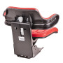 Sedadlo na traktor s opěrkou na ruce DTS120AVFL červené
