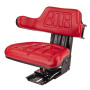 Sedadlo na traktor s opěrkou na ruce DTS120AVFL červené