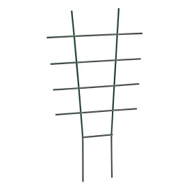 Kovová opora pro květiny, 24x44 cm, zelená