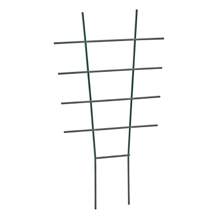 Kovová opora pro květiny, 24x44 cm, zelená