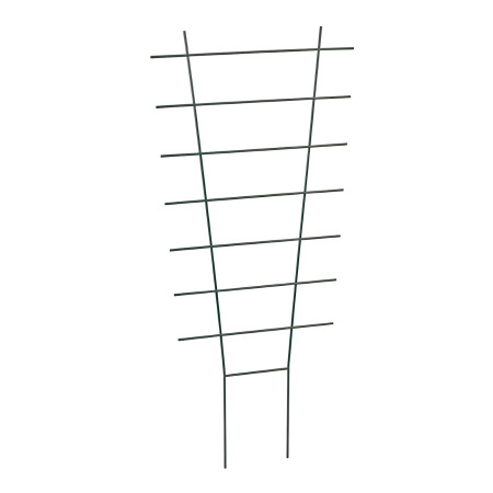 Kovová opora pro květiny, 34x77 cm, zelená