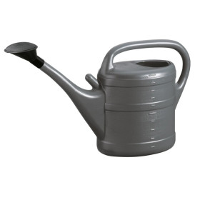 Plastová konev 10 L s růžicí, antracit