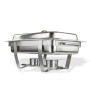 Nerezový ohřívač jídla se 2 nádobami