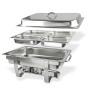 Nerezový ohřívač jídla se 4 nádobami
