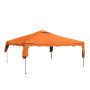Zahradní altán skládací 3x3 m, oranžový