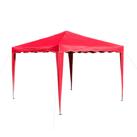 Zahradní altán skládací 3x3 m, červený