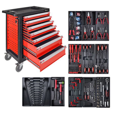 Dílenský vozík s nářadím Carlos 260