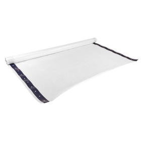 Krycí plachta 180 g/m2, 2x20 m, mřížková transparentní/bílá