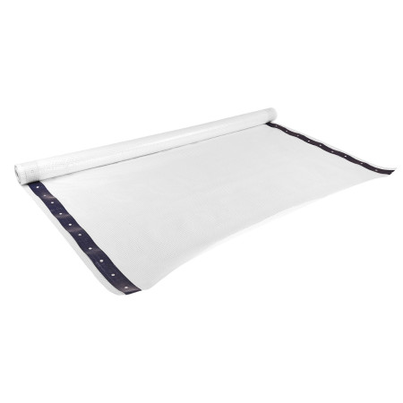 Krycí plachta 180 g/m2, 2x20 m, mřížková transparentní/bílá