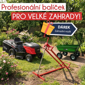 Set Traktorová sekačka GAR 960 T + Zvedák na čištění sekaček a ATV RTH400 + Zahradní vozík GGW 250