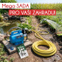 Set Domácí vodní automat HWA 1100.1 VF + Zahradní hadice 25 m + příslušenství k zavlažování