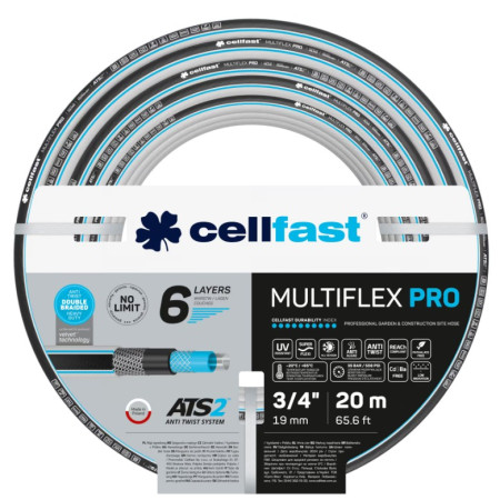6-vrstvá zahradní hadice MULTIFLEX ATSV 3/4" 20m