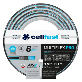 6-vrstvá zahradní hadice MULTIFLEX ATSV 1/2" 50m