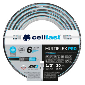 6-vrstvá zahradní hadice MULTIFLEX ATSV 1/2" 30m