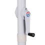 Alu slunečník s klikou 300 cm Action, zelený