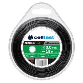 Žací lanko kulaté PREMIUM + hliníkové částice 3,0mm x 15m