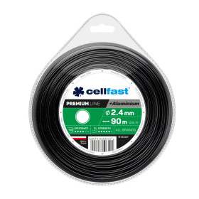 Žací lanko kulaté PREMIUM + hliníkové částice 2,4mm x 90m
