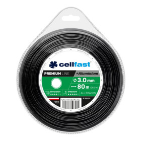 Žací lanko kulaté PREMIUM + hliníkové částice 3,0mm x 80m