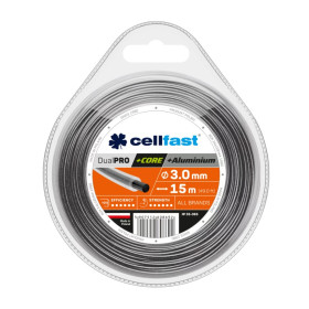 Žací lanko kulaté DUAL PRO s jádrem a hliníkovými částicemi 3,0mm x 15m