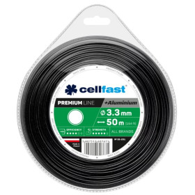 Žací lanko kulaté PREMIUM + hliníkové částice 3,3mm x 50m