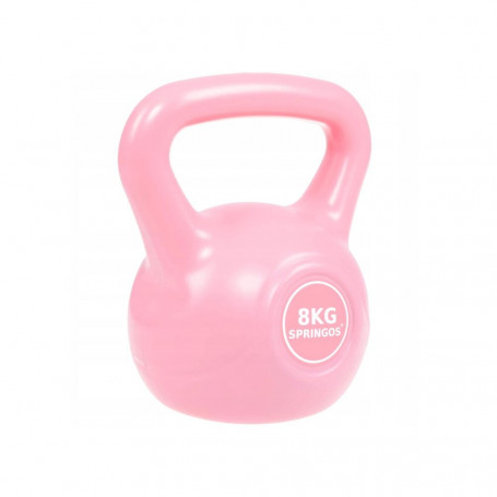 Kettlebell 8 kg ABS SPRINGOS růžový