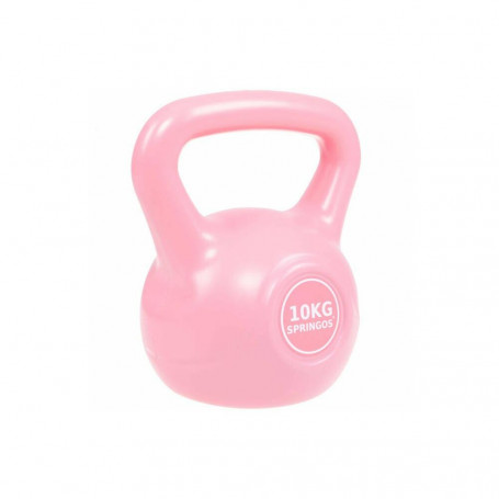 Kettlebell 10 kg ABS SPRINGOS růžový