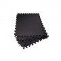 Pěnová podložka Puzzle 60x60x1,2 cm sada 6ks SPRINGOS FM0003 černá
